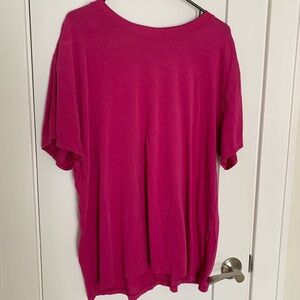 42. Size XL LULULEMON Raspberry All Yours Tee